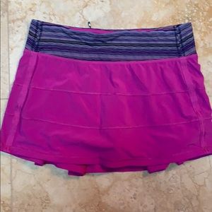 Lululemon pacesetter skirt
